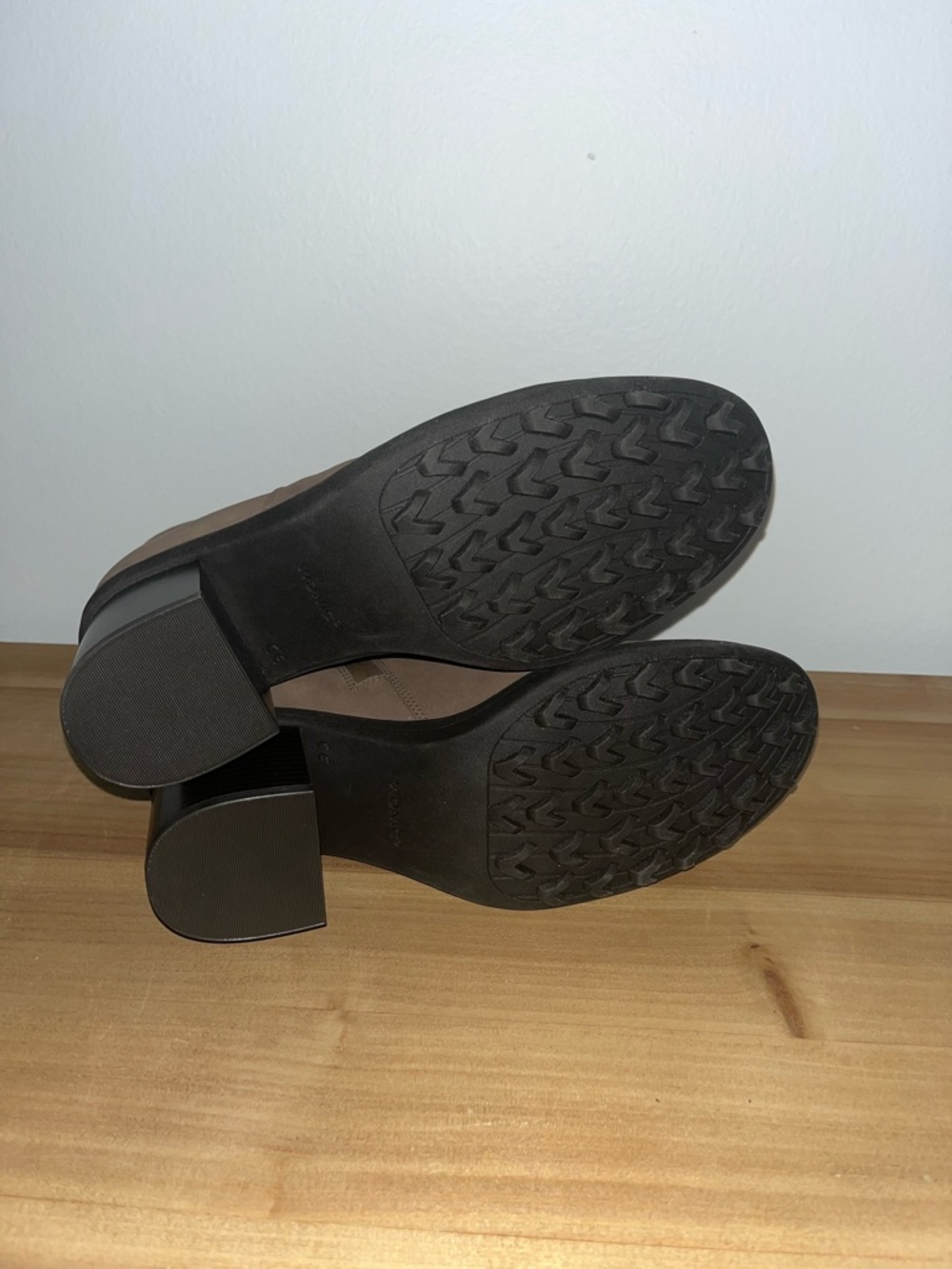 Vionic Taupe Chelsea Block-Heel Ankle Boots - Picture 3 of 7